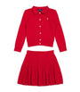 Ralph Lauren Kids Cotton Cardigan and Skirt Set (2-7 Years)