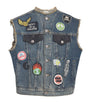 GALLERY DEPT. Blue Midnight Denim Waistcoat