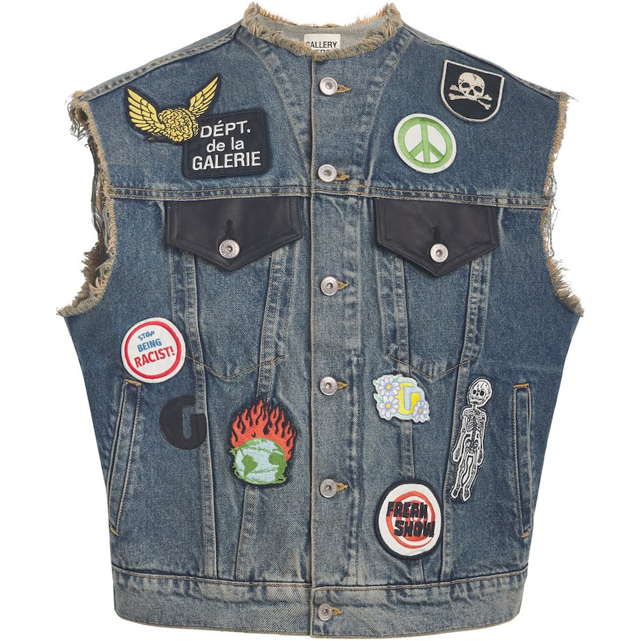 GALLERY DEPT. Blue Midnight Denim Waistcoat