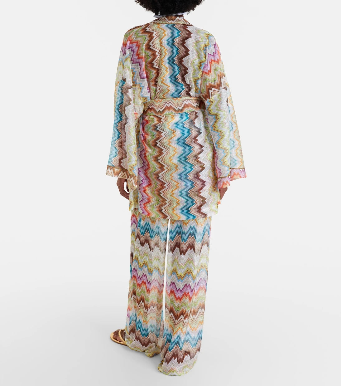 Missoni - غطاء شاطئ بنمط متعرج