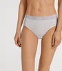 Hanro Blue Cotton Delight Midi Briefs
