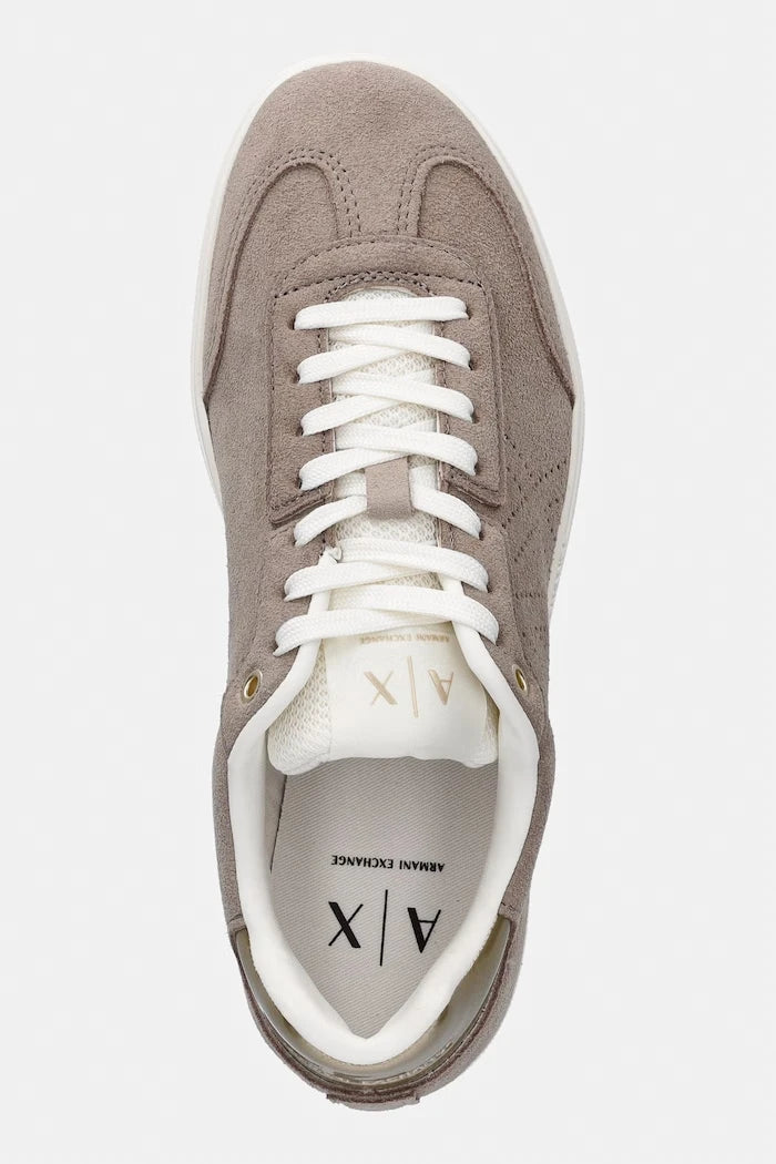 Armani Exchange kadın süet spor ayakkabı