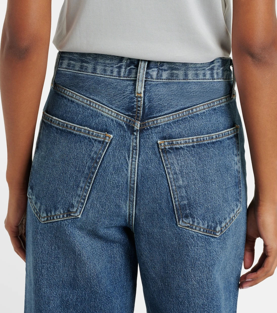 Agolde - Dame high-rise wide-leg jeans