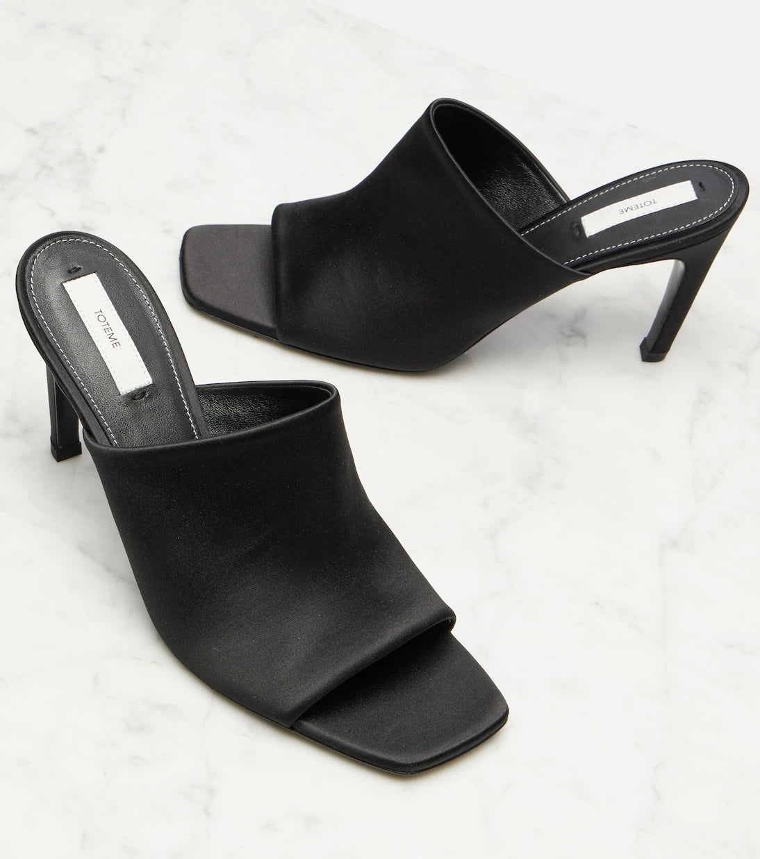 Toteme - 85 satin mules