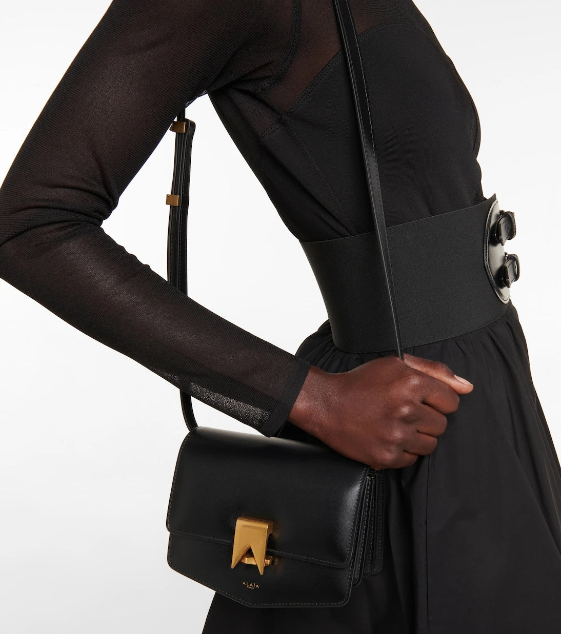Alaïa - Le Papa Small leather crossbody bag