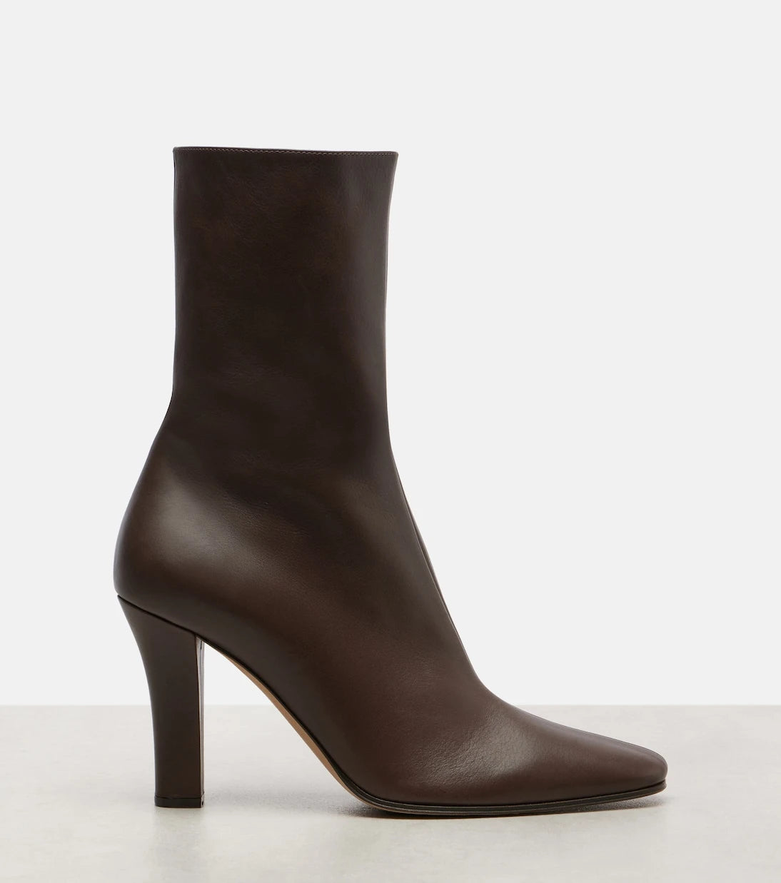 The Row - Mona leather ankle boots