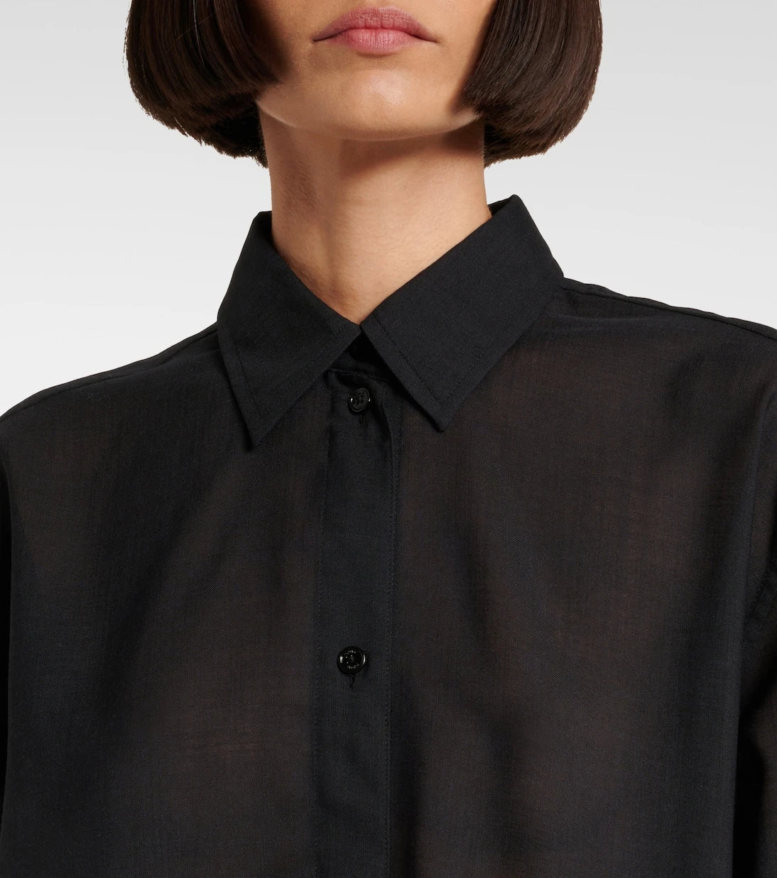 Toteme - Wool voile shirt