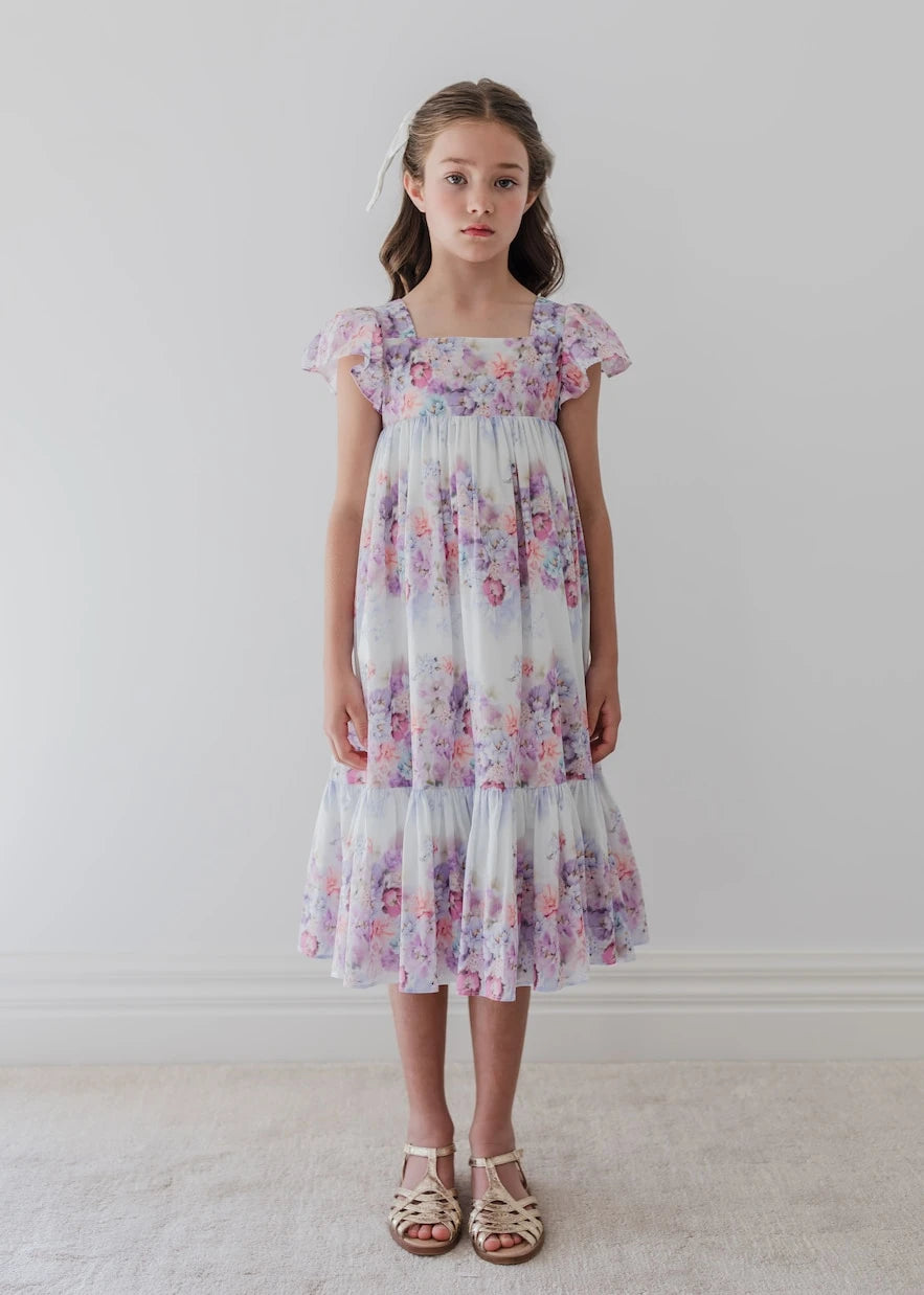 Petite Amalie - Floral cotton dress