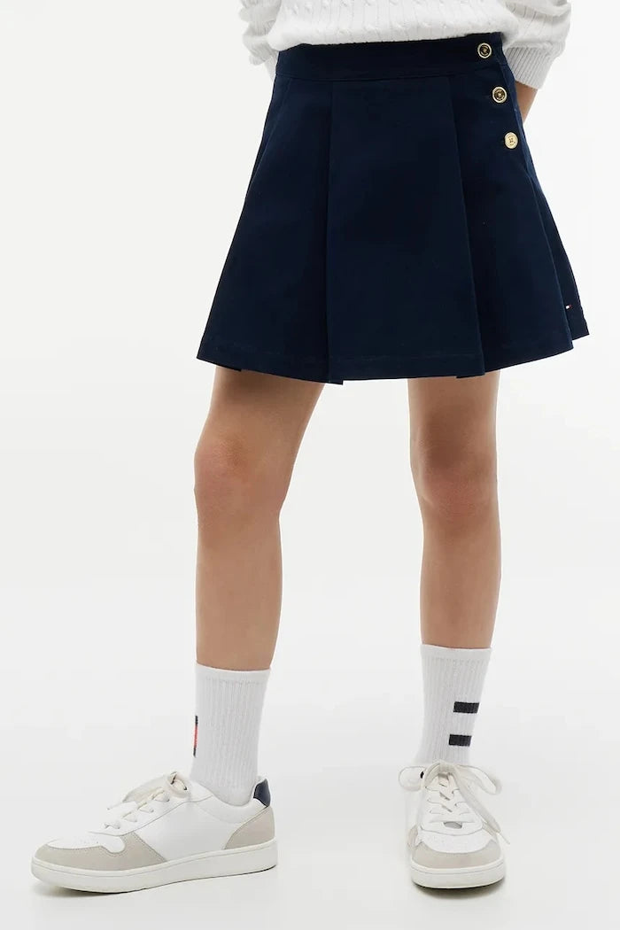 Tommy Hilfiger разкроена пола с памук