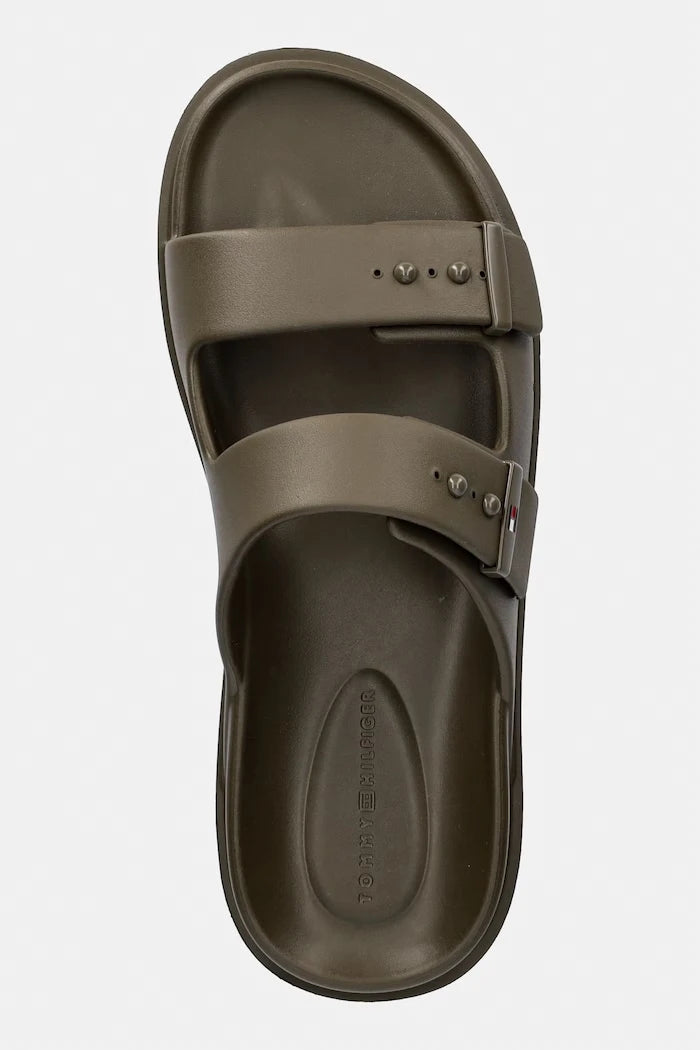 Tommy Hilfiger erkek havuz terliği LIGHT ADJUSTABLE POOL SLIDER