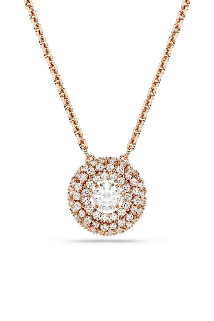 Swarovski kadın altın kaplama zirkon SUBLIMA kolye