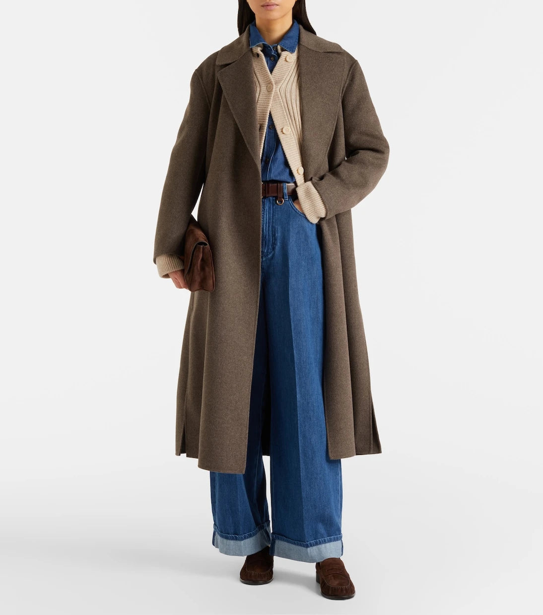 'S Max Mara - Luna virgin wool wrap coat