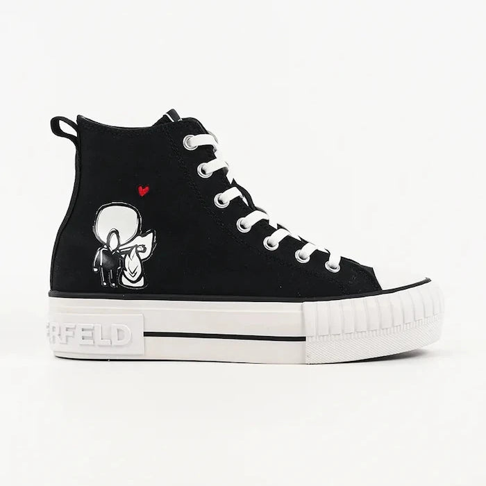 Karl Lagerfeld Kampus Max високи кецове дамски