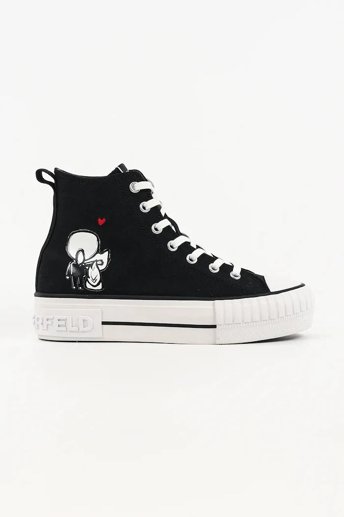 Karl Lagerfeld Kampus Max високи кецове дамски