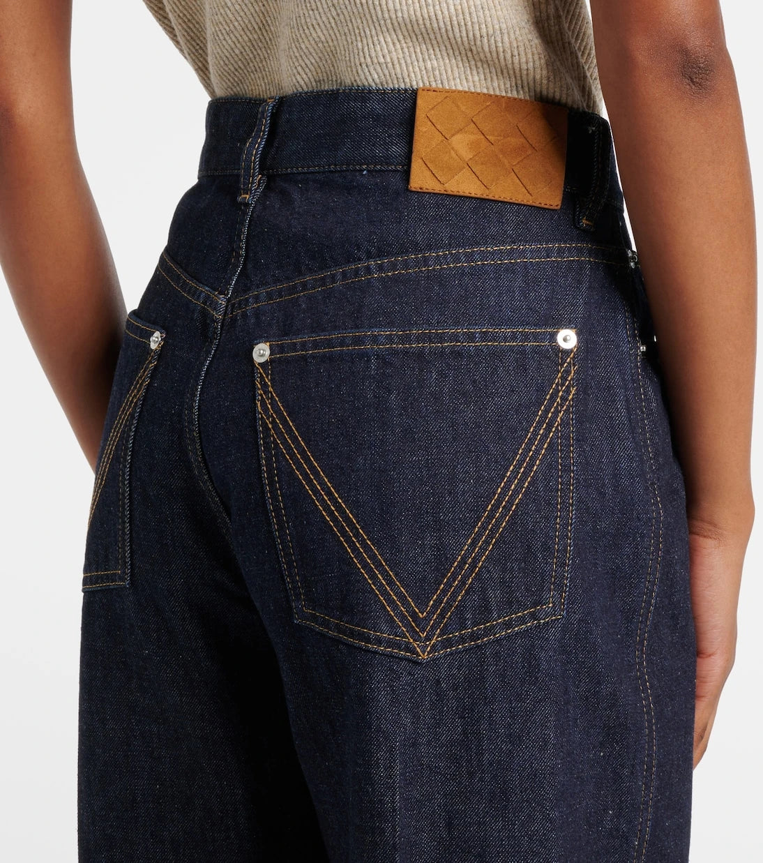 Bottega Veneta - High-rise wide-leg jeans