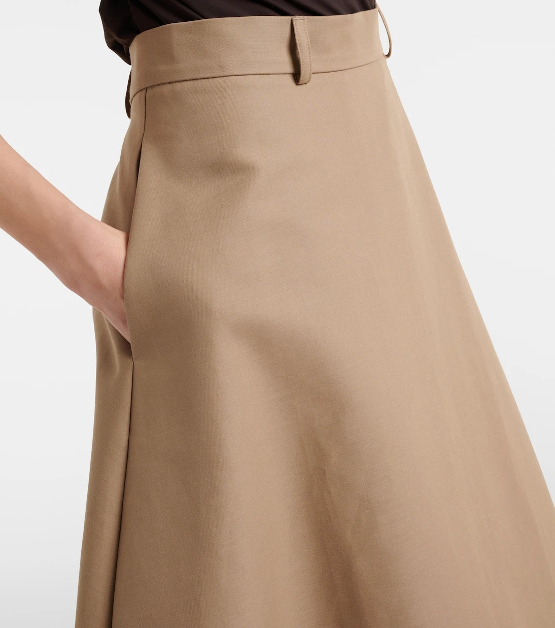 Róhe - Cotton midi skirt