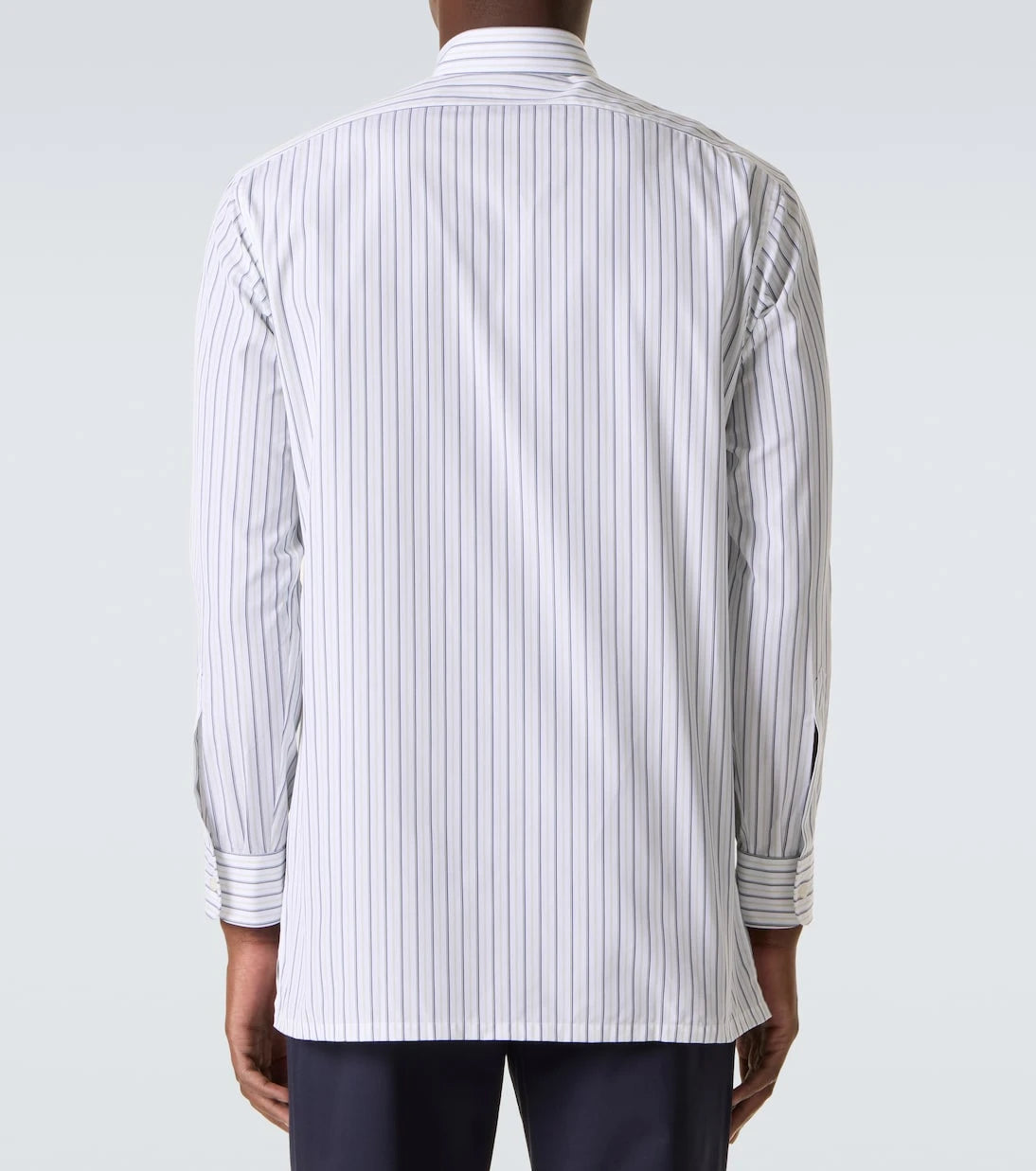 Charvet - Striped cotton poplin shirt