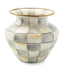 MacKenzie-Childs Large Sterling Check Vase (18cm)
