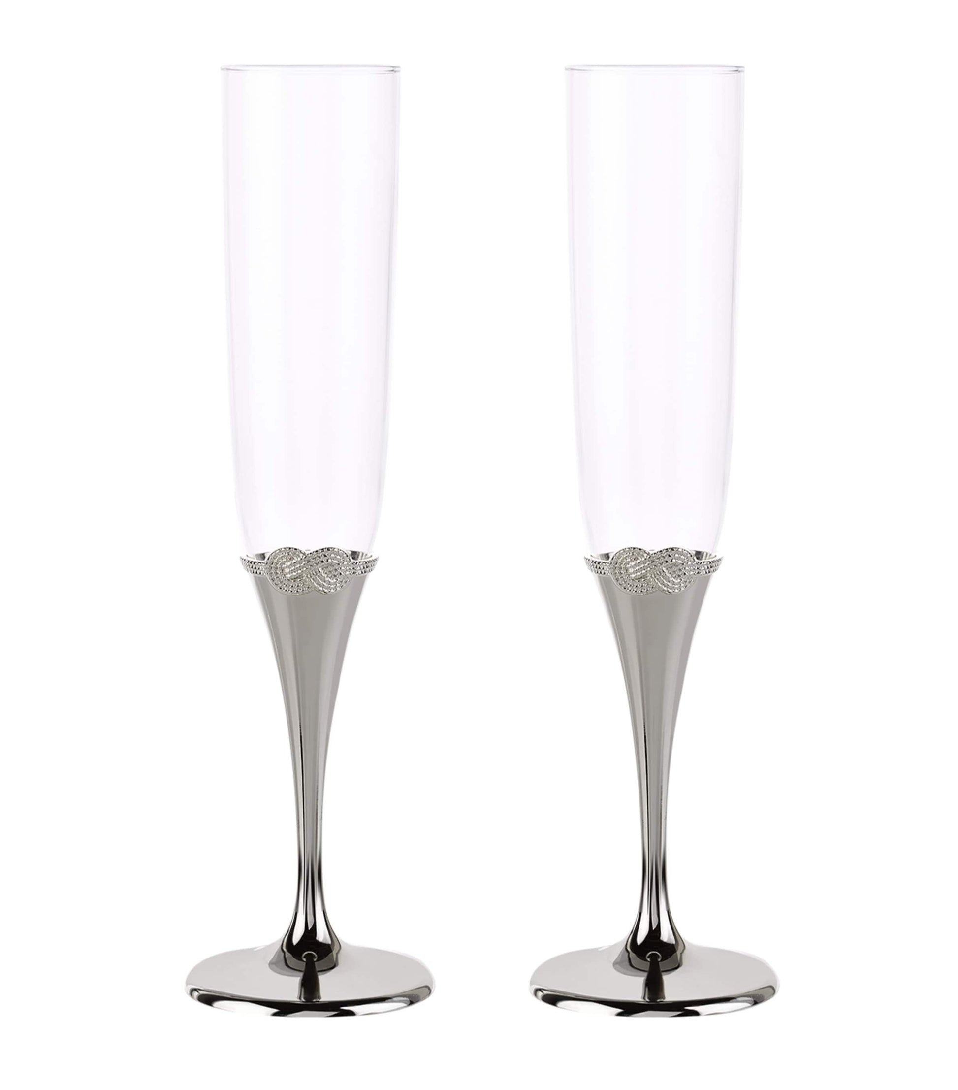Set of 2 Infinity Champagne Flutes