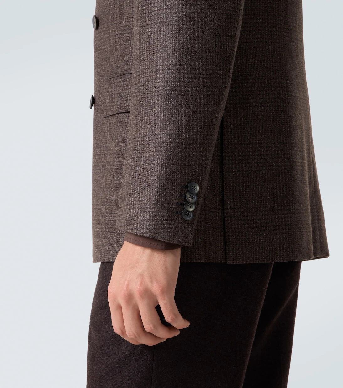 Brioni - Prince of Wales check wool blazer