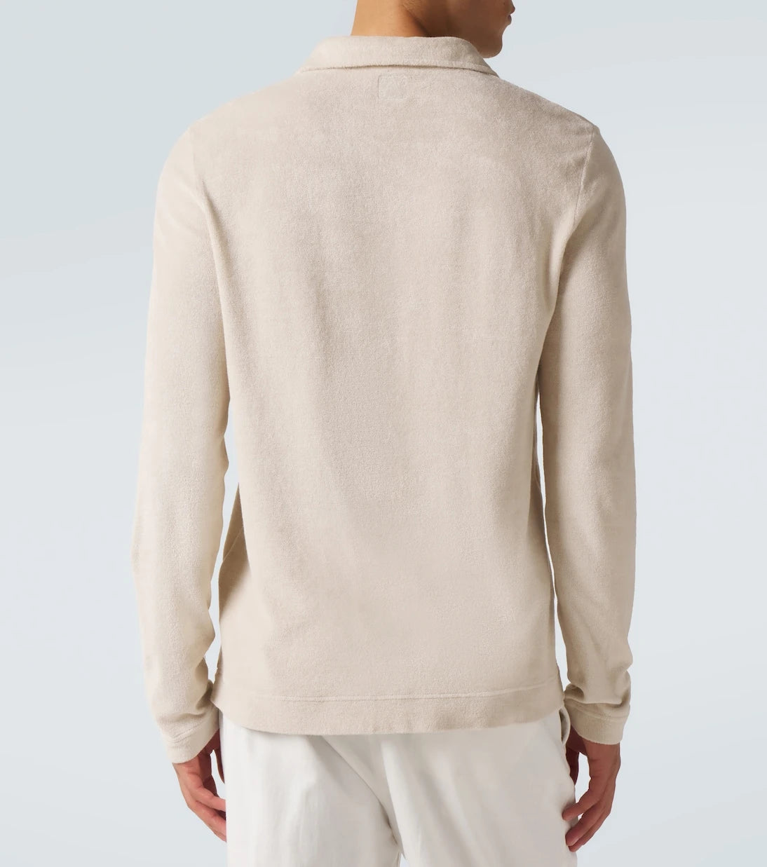 Fedeli - Cotton terry polo shirt