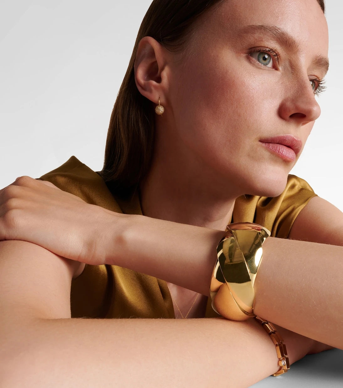 Ileana Makri - Blaze 18kt gold cuff bracelet