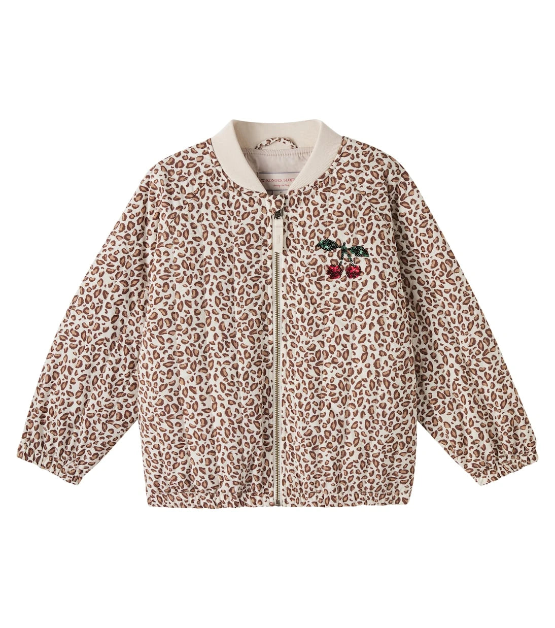 Konges Sløjd - Juno leopard-print sequined bomber jacket
