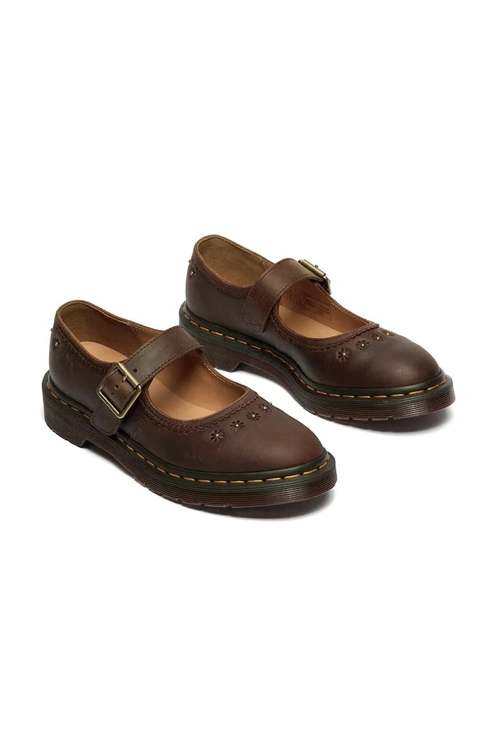 Dr. Martens балеринки от кожа Mary Jane Flower