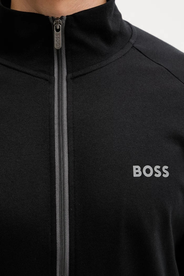BOSS суичър с цип мъжки от памук Authentic Jacket Z