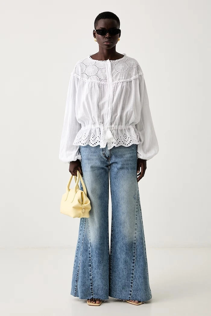 Haveone flare kadın jean