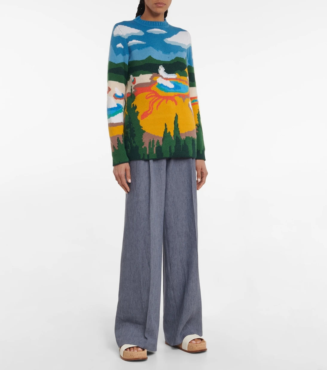 Gabriela Hearst - Ines intarsia cashmere sweater