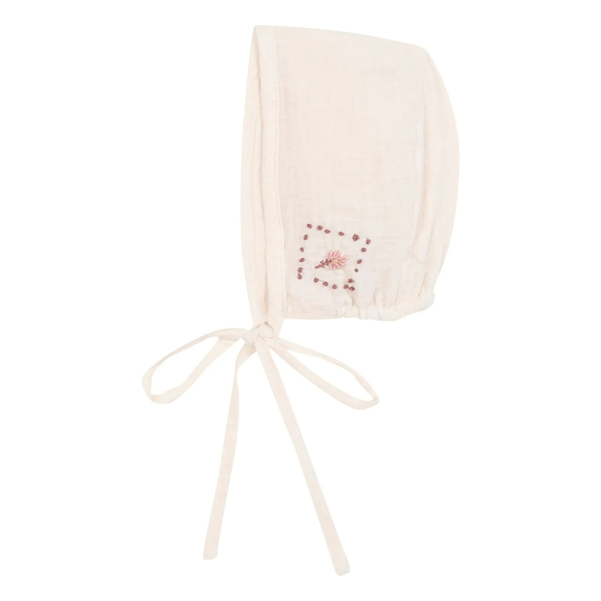 birinit - Organic cotton embroidered crush | Ivory
