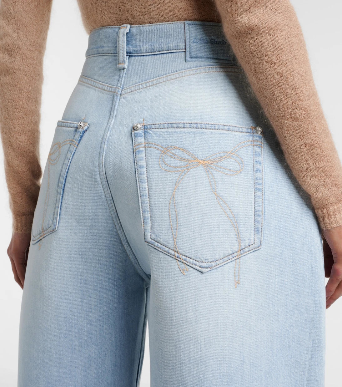 Acne Studios - High-rise barrel-leg jeans