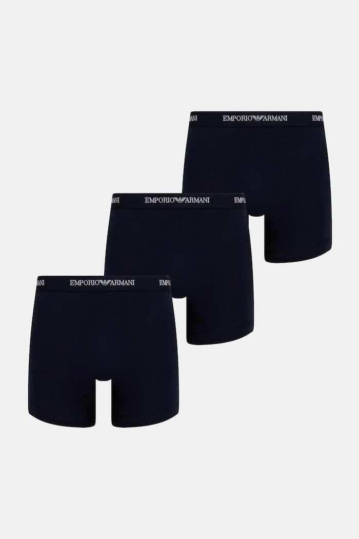 Emporio Armani Underwear pamuklu erkek boxer 3'lü