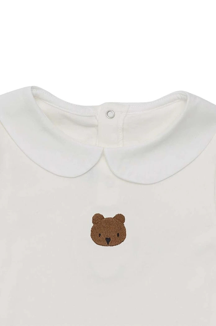 Бебешко боди от памук Donsje Davo Bodysuit Bear