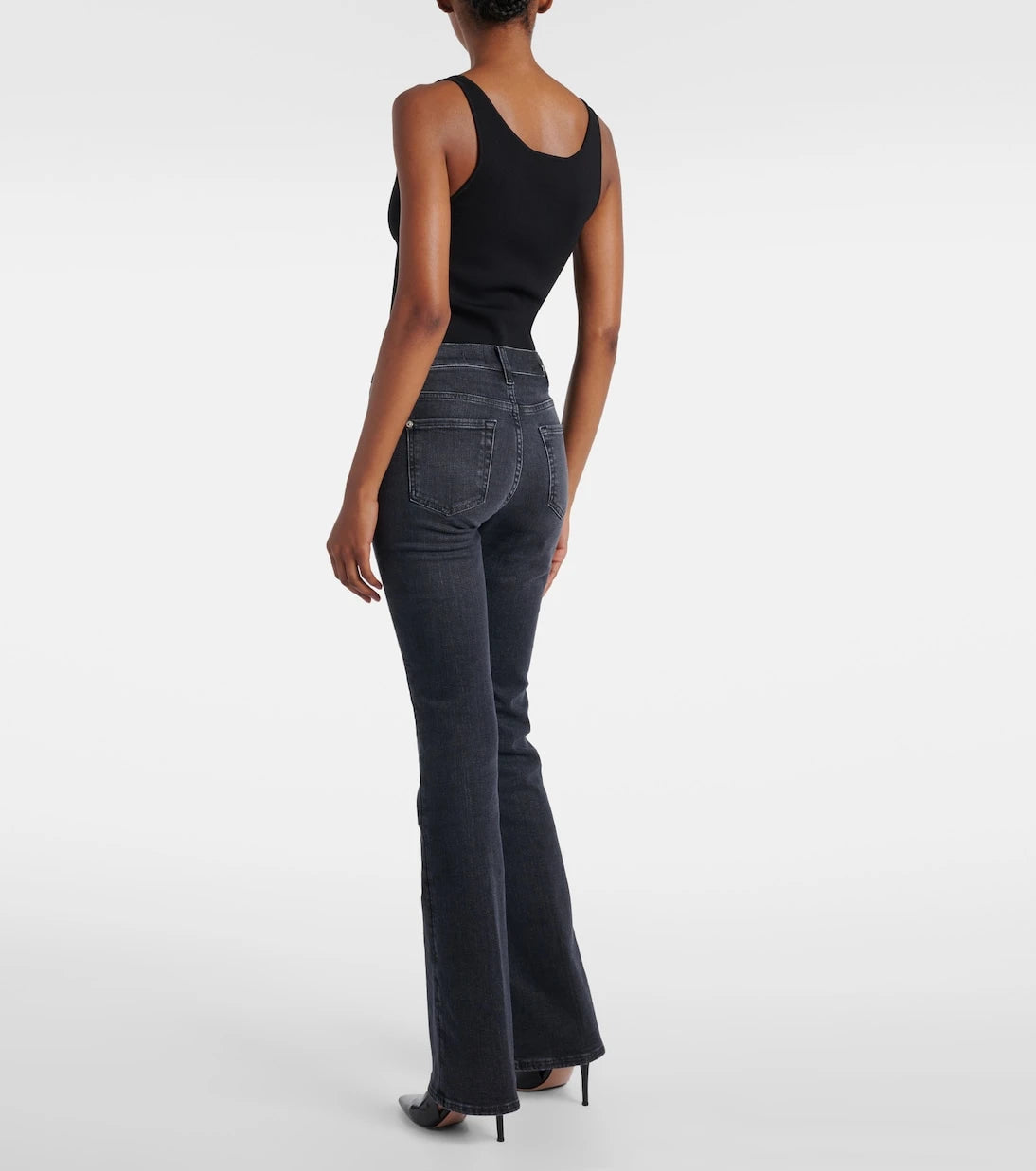 7 For All Mankind - Bootcut mid-rise flared jeans