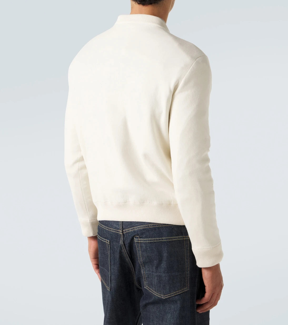 Moncler - Embroidered cotton-blend sweater