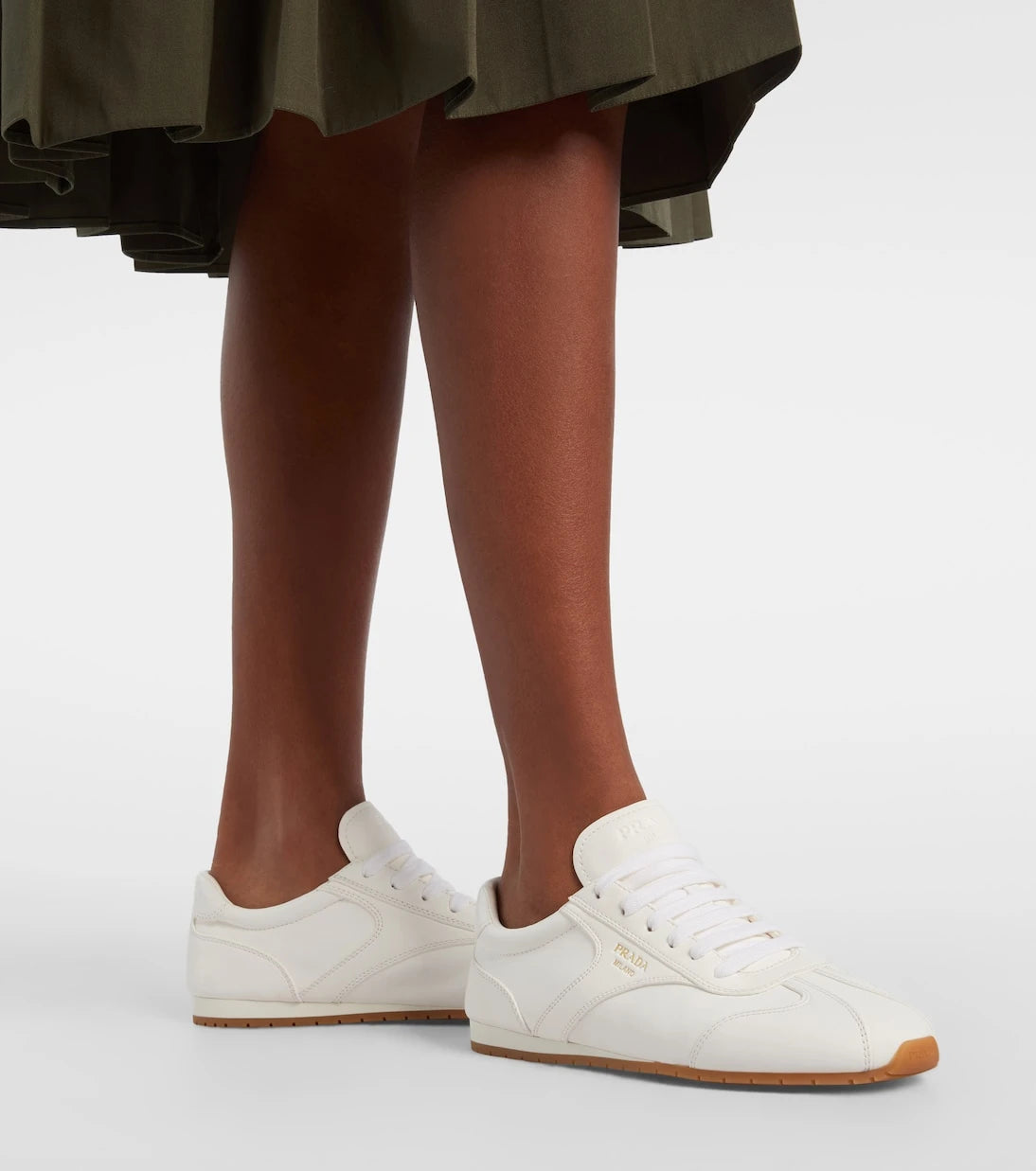 Prada - Leather sneakers