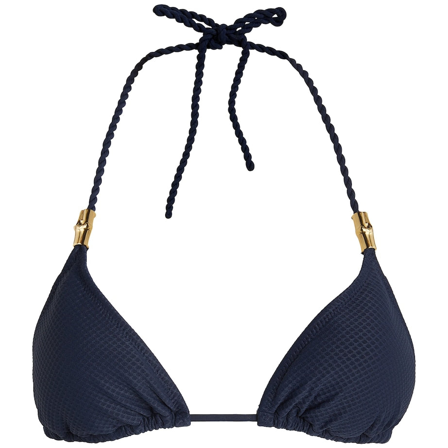 Heidi Klein Navy Core Rope Bikini Top
