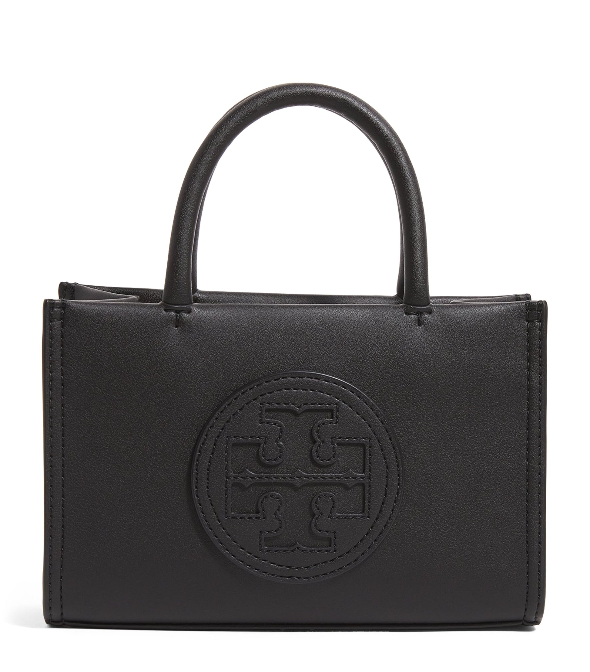 Tory Burch Black Mini Ella Tote Bag