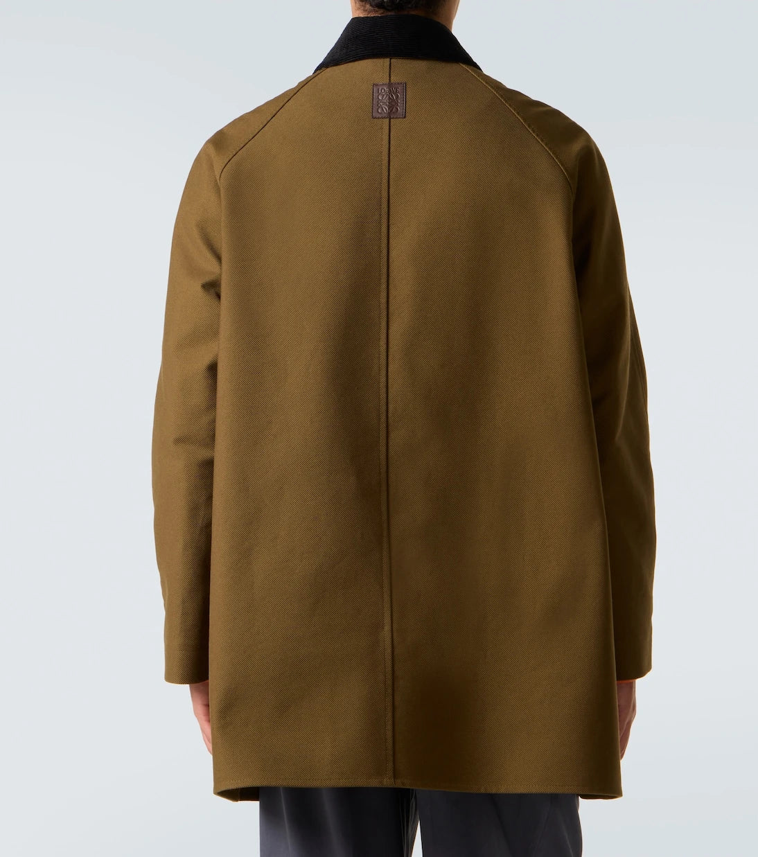 Loewe - Corduroy-trimmed cotton drill coat