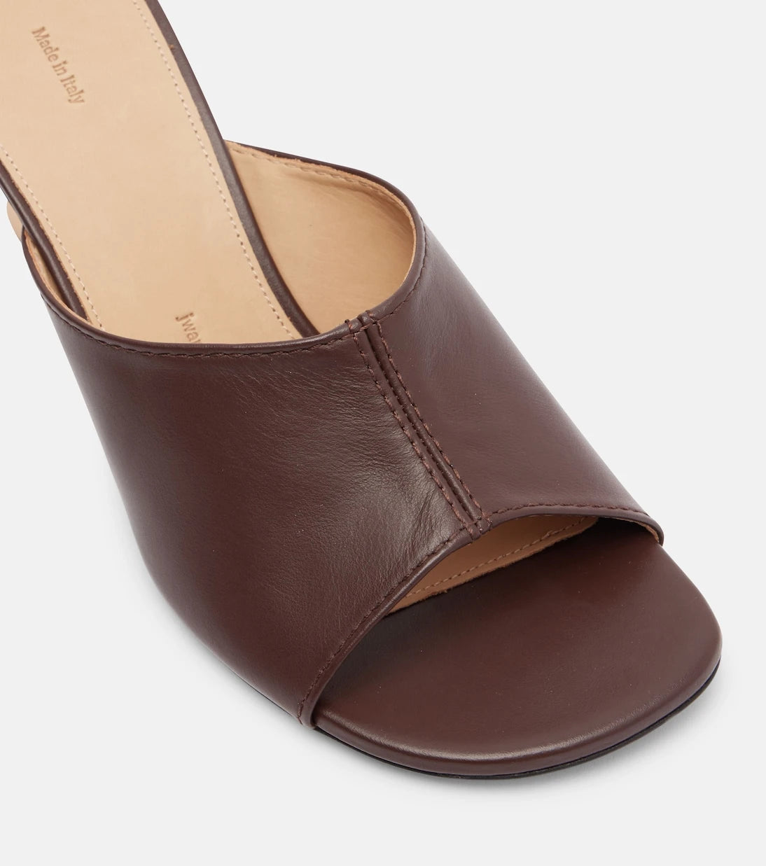 JW Anderson - Stitch leather mules
