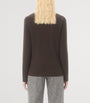 Valentino Brown Virgin Wool Sweater