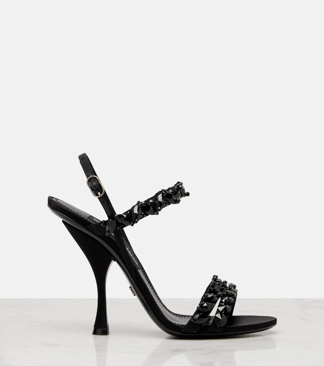 Dolce&Gabbana - 105 embellished satin sandals