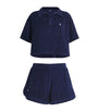 Polo Ralph Lauren Navy Cotton Terry Shirt and Shorts Set