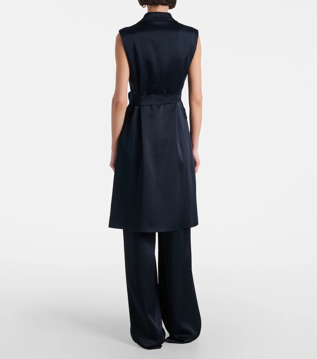 Max Mara - Afgano belted satin jacket