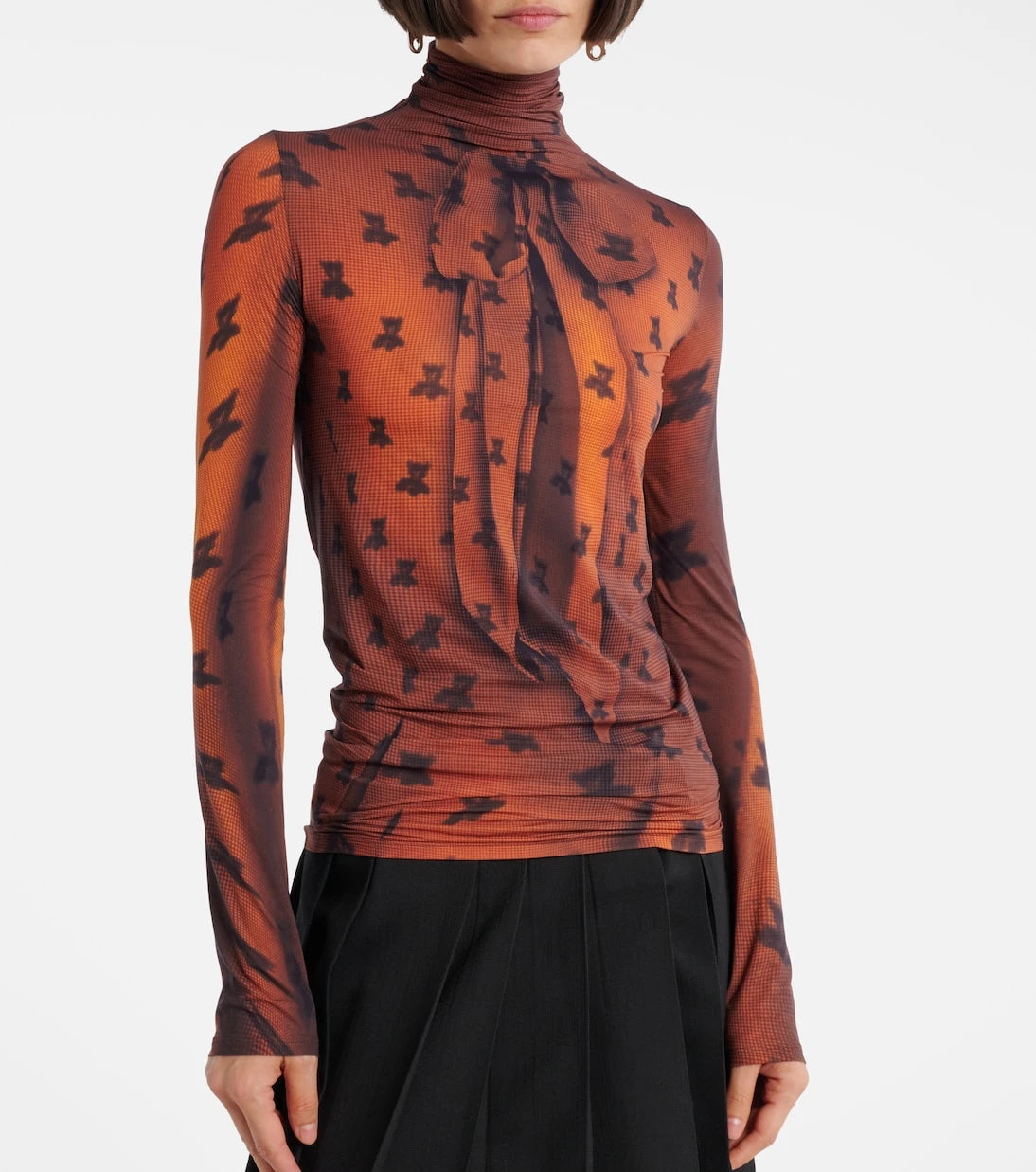 Acne Studios - Trompe-l'œil high-neck top
