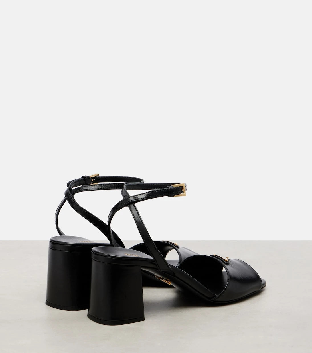 Prada - Leather slingback sandals