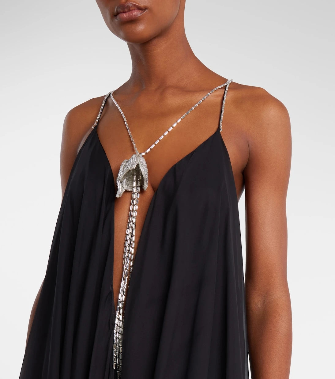David Koma - Embellished chiffon gown