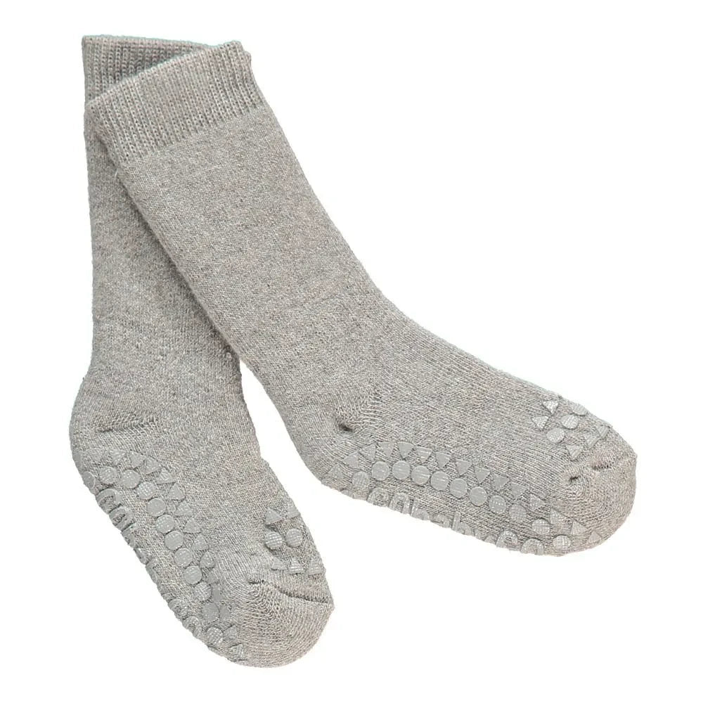 GOBABYGO - Non-Slip Cotton Socks | Grey
